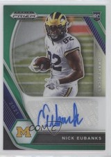 2021 Panini Prizm Draft Picks Green Nick Eubanks #DPA-NIE Auto 8i6