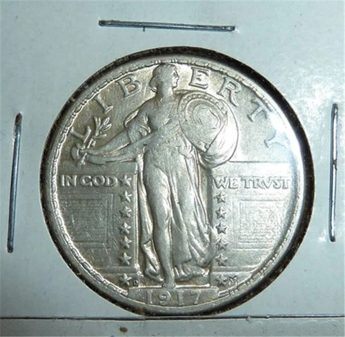 1917-D Standing Liberty Quarter Type 2 – XF – Key Early Date