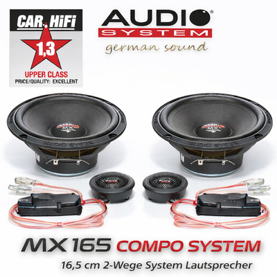 Audio System MX 165 EVO Compo System 16.5cm 2-Way System Speakers -1 Pair