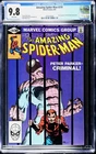 AMAZING SPIDER-MAN #219 CGC 9.8 WP NM/MT Marvel Comic 1981 Frank Miller cover v1