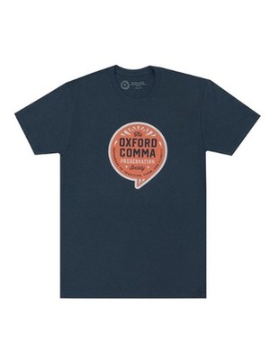 Oxford Comma Preservation Society Unisex T-Shirt Large by Out of Print