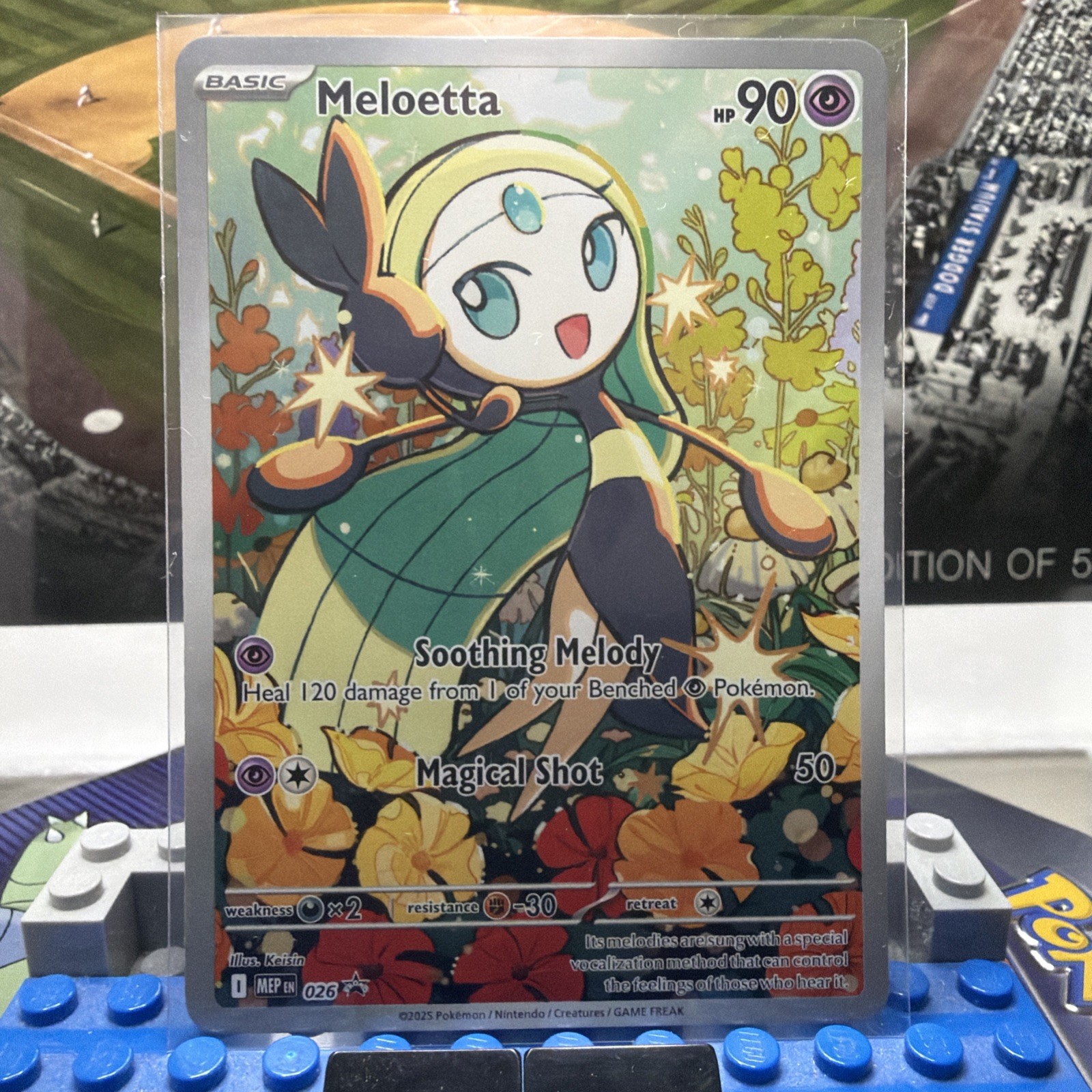 Meloetta Holo Illustration Rare ME: Mega Evolution Promo 026 NM