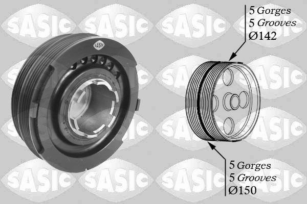 Riemenscheibe Kurbelwelle Sasic 2156038 FÜR Land Rover MG Rover-image