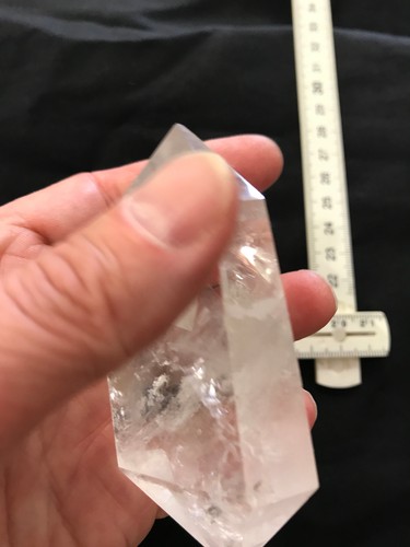 1 Bergkristall Doppelender poliert Spitze Mineral Kristall Brasilien (Sch20-7) - Bild 3 von 7