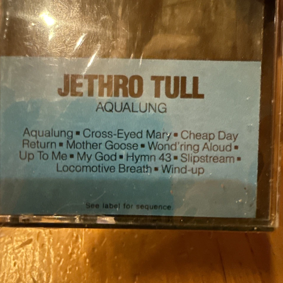 Jethro Tull,Chry.,"Aqualung" US,Cassette Tape, stereo,1973 classic SEALED! - Image 3 of 3