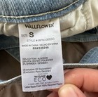 WallFlower Junior Girls Denim Shorts  bibs, coverall shorts, Cut Off Bottoms — photo 6