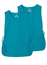 2 Pack Adar Universal Cobbler Apron Unisex Kitchen Craft Smock With Pockets