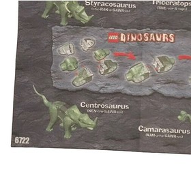 LEGO Dinosaurs 6722 Styracosaurus ~ COMPLETE ~ Transforms into 4 Dinosaurs