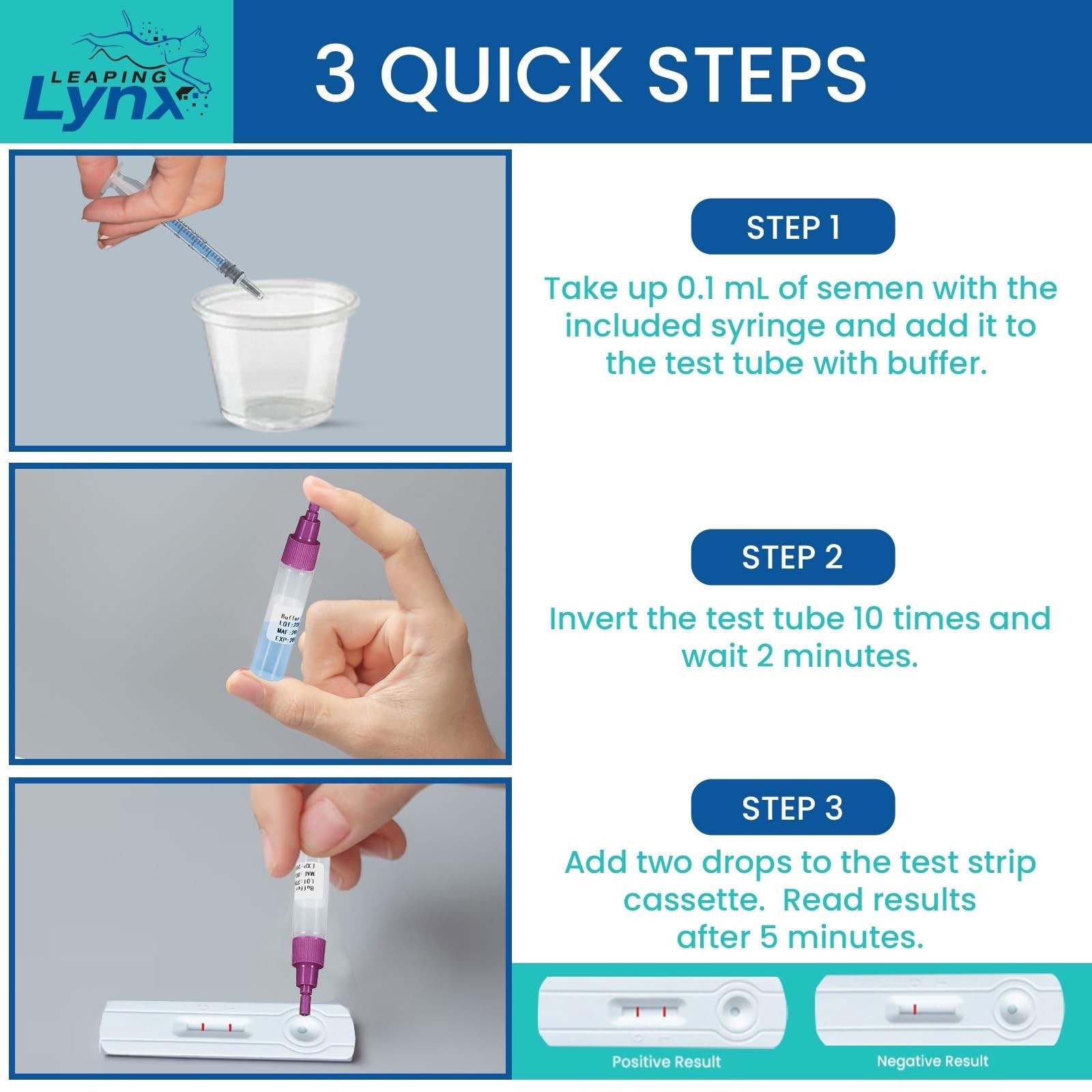 Fertility Test Kit for Men – Sperm Count Home Test Kit for Male Fertility