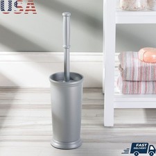 Toilet Bowl Brush  Holder Bathroom Storage Durable Cleaning Tool Canister New