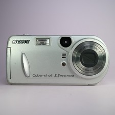 Sony Digital Camera Cybershot DSC-P72 3.2MP Silver Tested