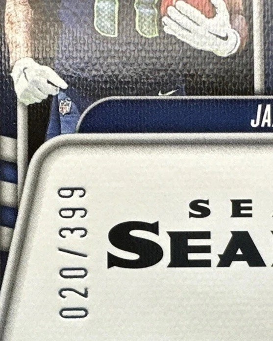 Jaxon Smith-Njigba 2023 Panini Absolute Football #RPM-JSN /399 Seattle Seahawks - Image 2 of 3