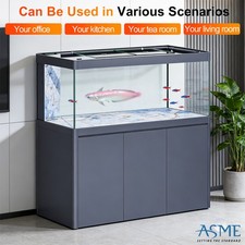 66-71 Gallon Aquarium Fish Tank w/ Stand 8000L Pump Filtration for Home/Office