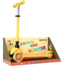 3 Wheel Scooter for Kids Lean-to-Steer Kick Scooter