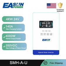 4000W 24V Hybrid Solar Inverter Off-Grid Pure...
