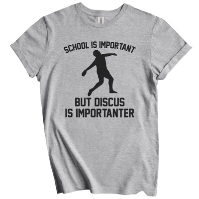 #ad #ad School Is Important But Discus Is Importanter Funny Shirt $19.99