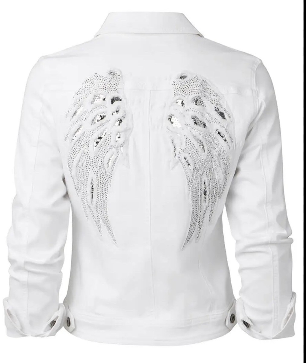VENUS Angel Wings Stretch Jacket: White Size 12 | eBay