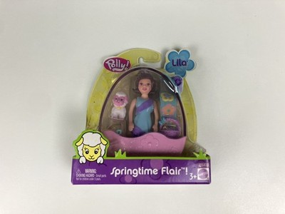 Polly Pocket Springtime Flair Easter Egg Basket Bunny Clip/Carry Mattel 2003 G3