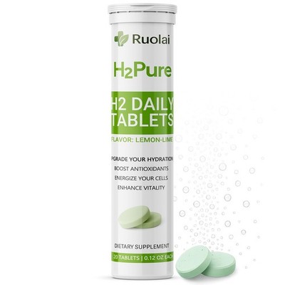 Ruolai H2pure Hydrogen Tablets   H2 Tabs   FastDissolving Hydrogen Supplement...
