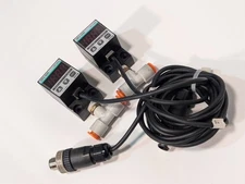 Lot of 2 Sunx DP2-40N High Performance Digital Pressure Sensors/Switches