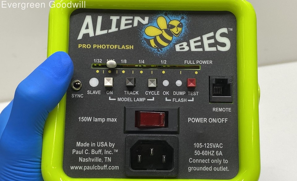 Paul C. Buff Alien Bees 160 WS Monoblock Flash with Case, Cords & Cover ...