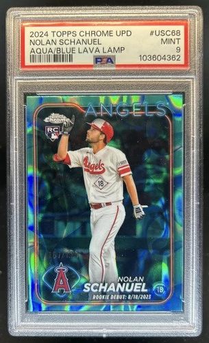 Nolan Schanuel 2024 Topps Chrome Nolan Schanuel Blue