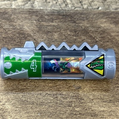 ⚡️Power Rangers “FOILED” Dino Super Charge Charger #4 Green