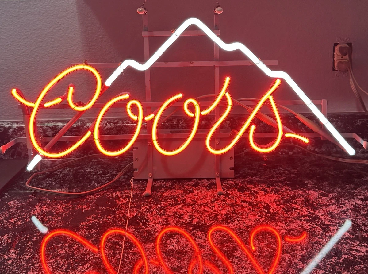 vintage coors beer neon sign products for sale | eBay