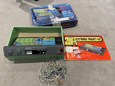 Science Fair 200 in einem elektronischen Projektlabor mit Anleitung und Box 28-265