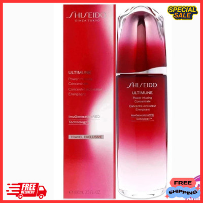 SHISEIDO ULTIMUNE Power Infusing Concentrate 100ML MAX Strength 3.3oz New
