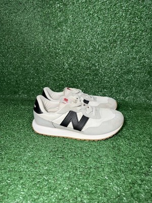 New Balance 237 Kids Size 2Y White Black Slip On Shoes Walking Sneakers PH237CG