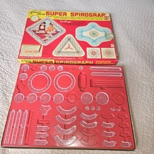Vtg 1969 Kenners Super Spirograph Plus Shapes...