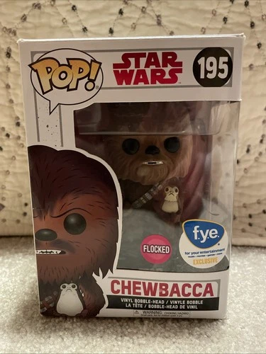 Funko Pop! Vinyl: Star Wars - Chewbacca (w/ Porgs) - FYE (Exclusive) #195