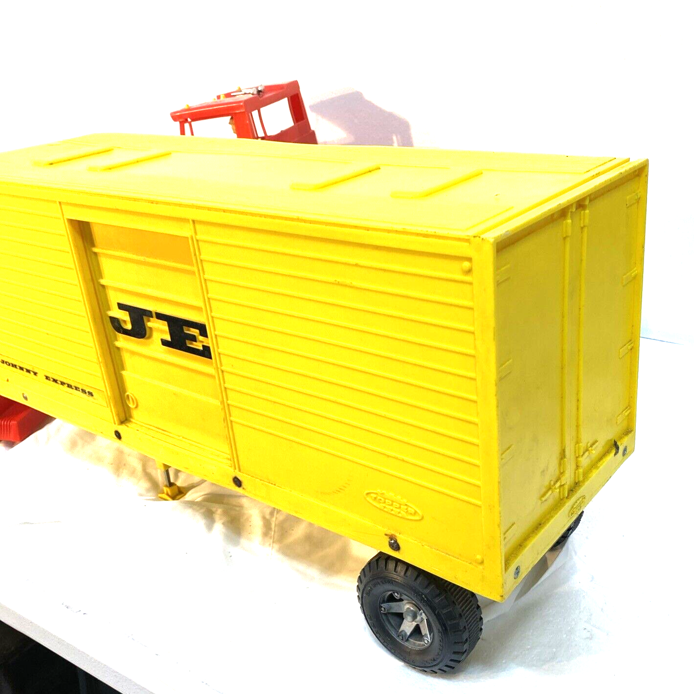 LARGE 1966 Remote control Johnny Express Topper Toys vintage truck Semi