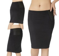 Womens Pencil Skirt Bodycon Girls Stretch Ladies Midi Party Office school skirt