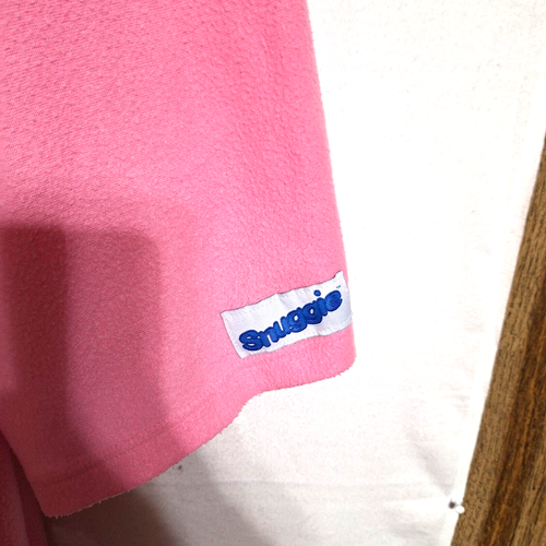 Snuggie body pink fleece adult size w/sleeves - Picture 4 of 7