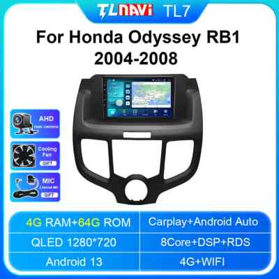 Car Radio For Honda Odyssey 2004-2008 CarPlay GPS Multimedia Video Player Screen