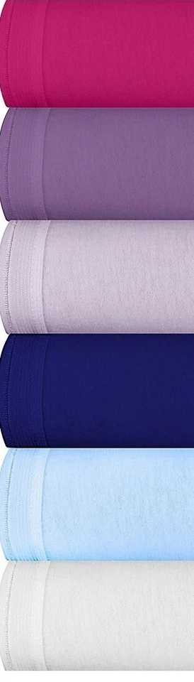 SZ 6 Fruit of the Loom SIGNATURE HI-CUTS COMBO of TWO 6PKS 100% Cotton BEET+Gift - Image 3 of 4