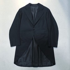 Antique 20s 30s Mens Tailcoat Morning Coat Black Wool Jacket NICE