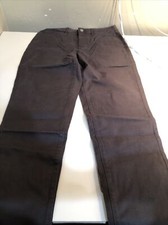 Croft  Barrow Women's Mid Rise Capri Pants Grey Size 10