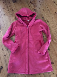 lands end fleece pea coat