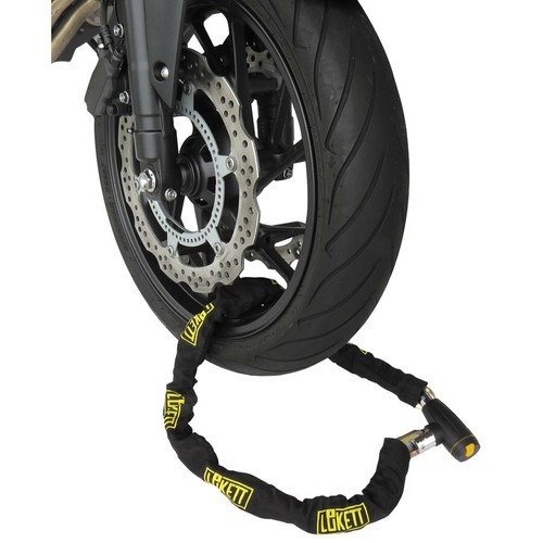 Kit Sicurezza Per Auto E Moto | Catena Antifurto 10x1200mm + Lucchetto Cementato 90mm Con 4 Chiavi - Foto 10