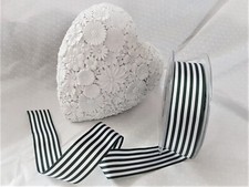 Berisfords PENCIL STRIPE candy striped Ribbon 16mm - 15 shades & various lengths