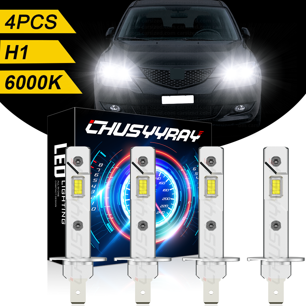 For Acura RSX 20042002 H1+H1 LED Headlight Combo Bulb Kit High+Low