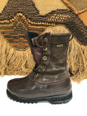 Cabela\'s Brown Suede Men\'s Boots Cabelas Mens 9D Dry Plus Waterproof Suede Leather Hiking  main image 3