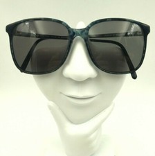 Vintage Oliver Winston LFOSOW 51 Blue Gray Oval Sunglasses USA FRAMES ONLY