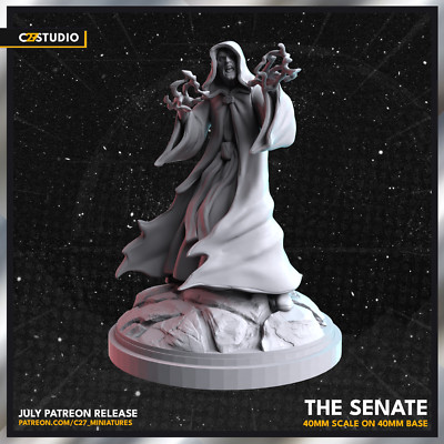 Emperor Palpatine - Star Wars Shatterpoint - 3d Printed TTRPG Miniature Legion