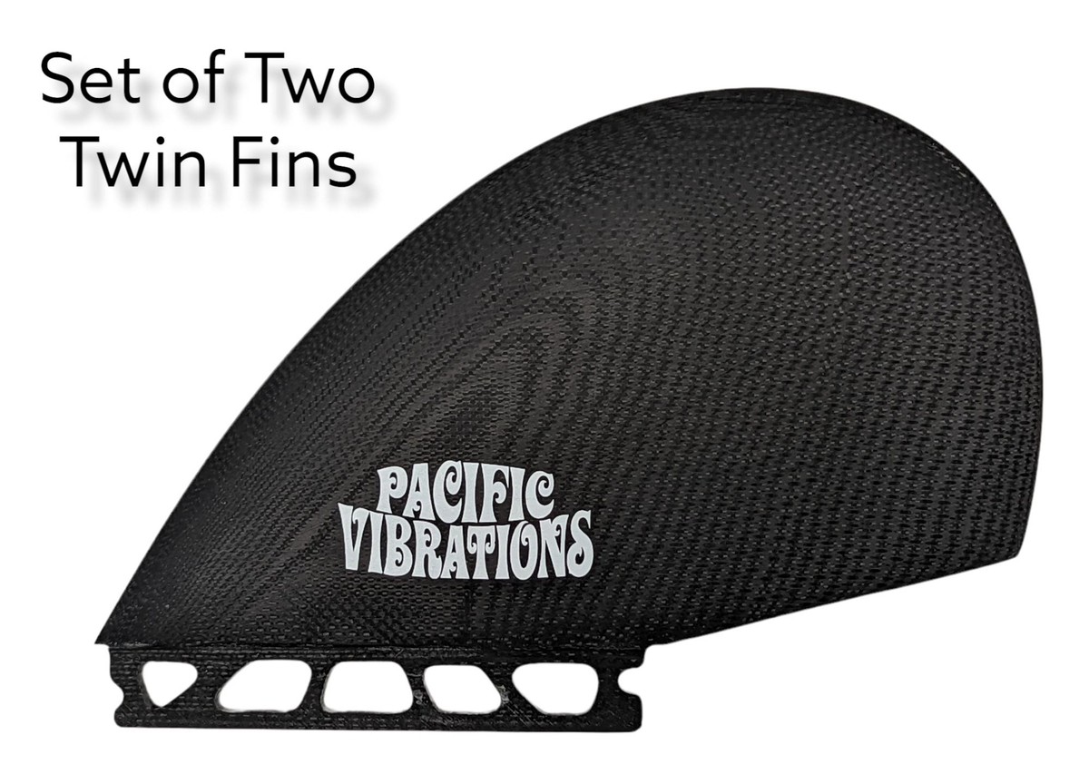 サーフィン・ボディボード PACIFIC VIBRATIONS Half Moons Pacific Vibrations Surfboard Fins Half Moons Twin Fin fits Futures