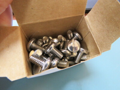 Mcmaster Carr  91793A537 Qty of 100 per Lot Stainless Steel Binding Head Slotted