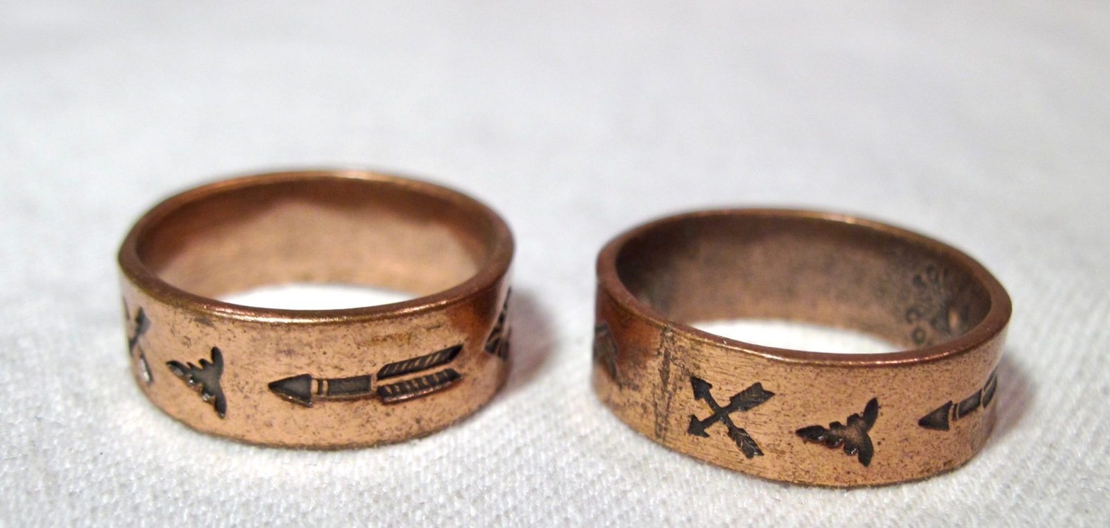 Vintage Bell Trading Post Solid Copper Navajo Ban… - image 7